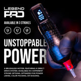 The Legend Pro Wireless Tattoo Pen - Color Packer (4.0mm)