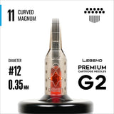 Legend Premium Cartridges G2 (2nd Gen) - Curved Magnums - #12 (0.35mm) - 20/Box