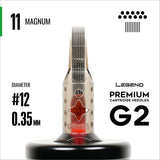 Legend Premium Cartridges G2 (2nd Gen) - Magnums - #12 (0.35mm) - 20/Box